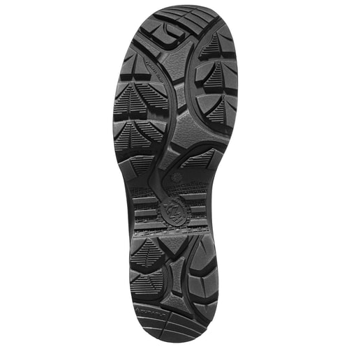 Semelle noire de la chaussure de travail Protector Light 2.1 avec profil, photographiée d’en bas