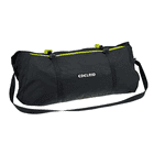 Edelrid Liner sac noir avec accents jaune-vert et sangle de transport, rectangulaire et allongé
