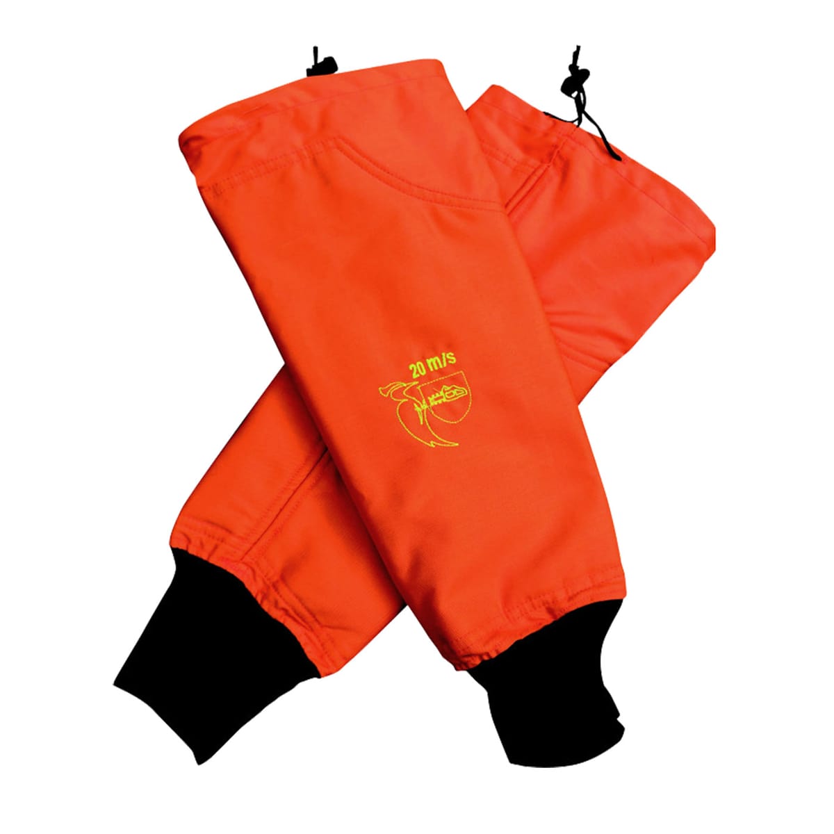 Carlat Sofly Étui de protection orange avec manchette noire et inscription jaune « 20 m/s » de Carlat Sofly