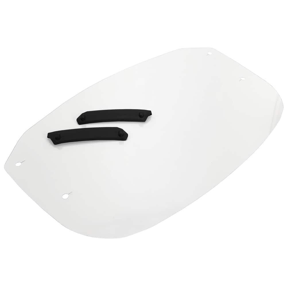 PROTOS® Visor Clip-On Visière transparente avec deux attaches noires