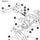 Ressort SpiderJack 3, dessin technique avec éléments numérotés et flèches représentant un assemblage