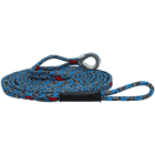 chainANCHOR corde bleu-noir avec balisage rouge et œillet métallique, enroulée