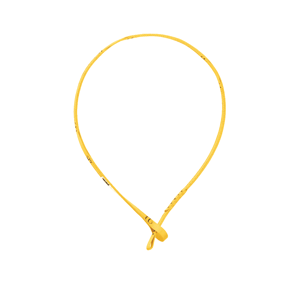 Sangle NAJA, jaune, avec une boucle à une extrémité