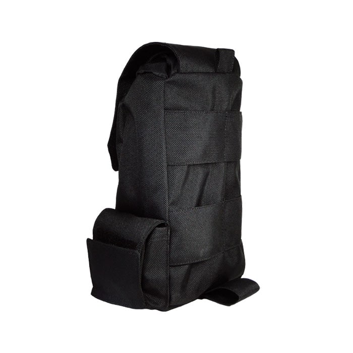 Aztek Bag Sac Noir avec Bretelles Arrière et Poche Latérale