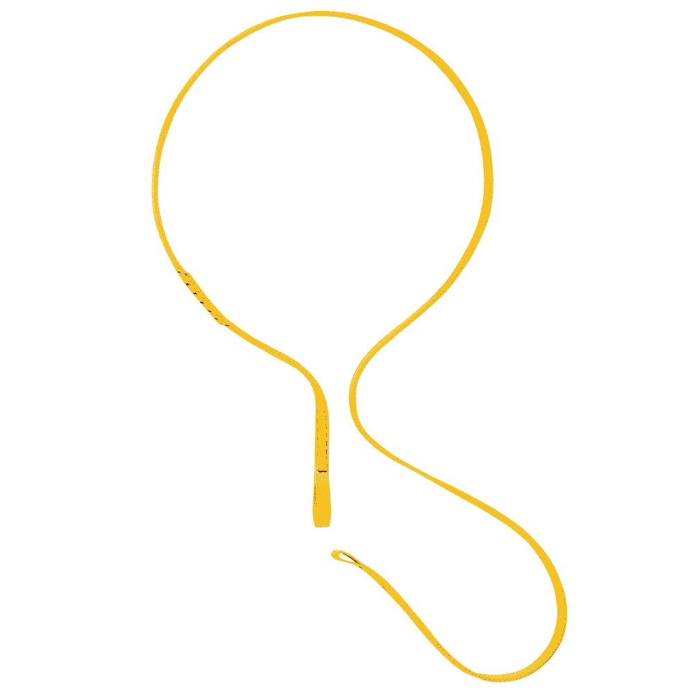 Sangle d’éjection, sangle jaune en forme de boucle, pas de spécifications du fabricant, perspective différente