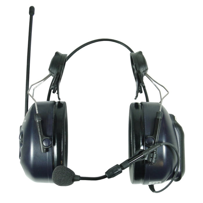 Casque d’écoute 3M Peltor Lite Com avec microphone et antenne, vue latérale