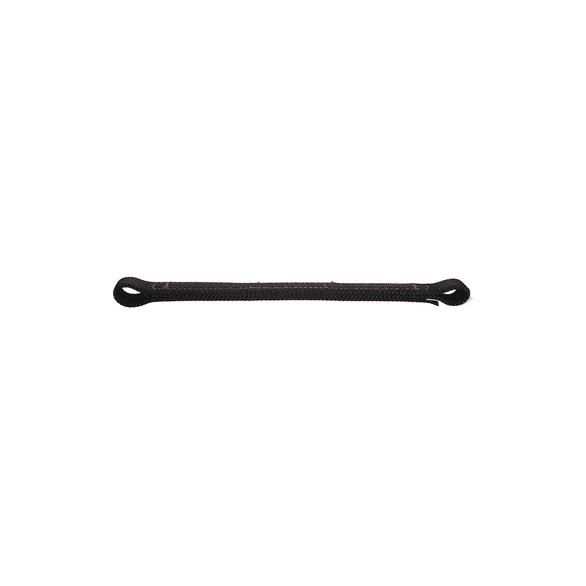 Ruban central TreeAustria Pro, ruban textile noir avec boucles aux deux extrémités, nom du fabricant visible en lettres rouges sur le ruban