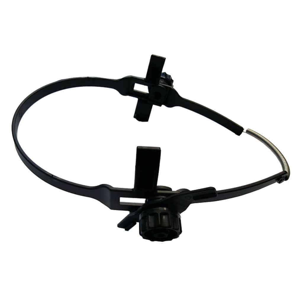 clearmaxx Adaptateur de casque universel en plastique noir avec sangle réglable et verrou tournant