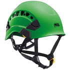 Casque Petzl Vertex Vent Peltor vert avec mentonnière noire