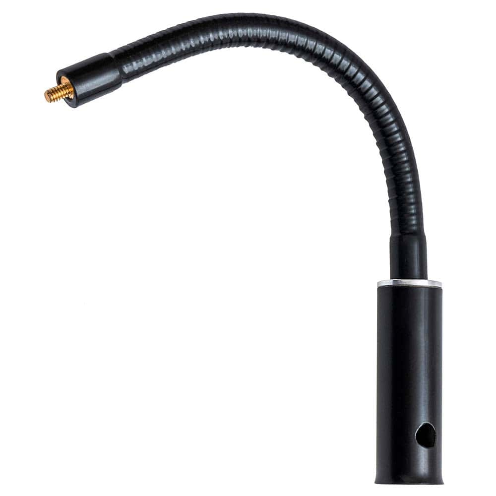 ArboRapid MediaAdapter Flexarm, bras flexible noir avec vis filetée et connecteur cylindrique