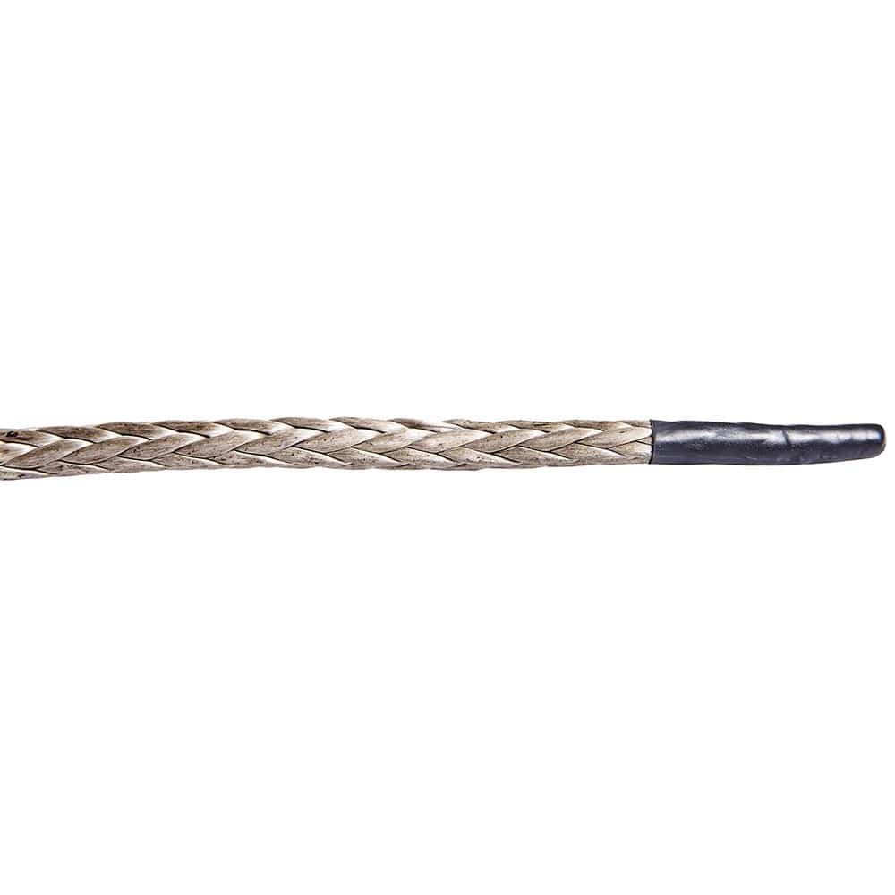 Corde ultrastatique Cobra en beige avec gaine noire à une extrémité, fabricant non visible