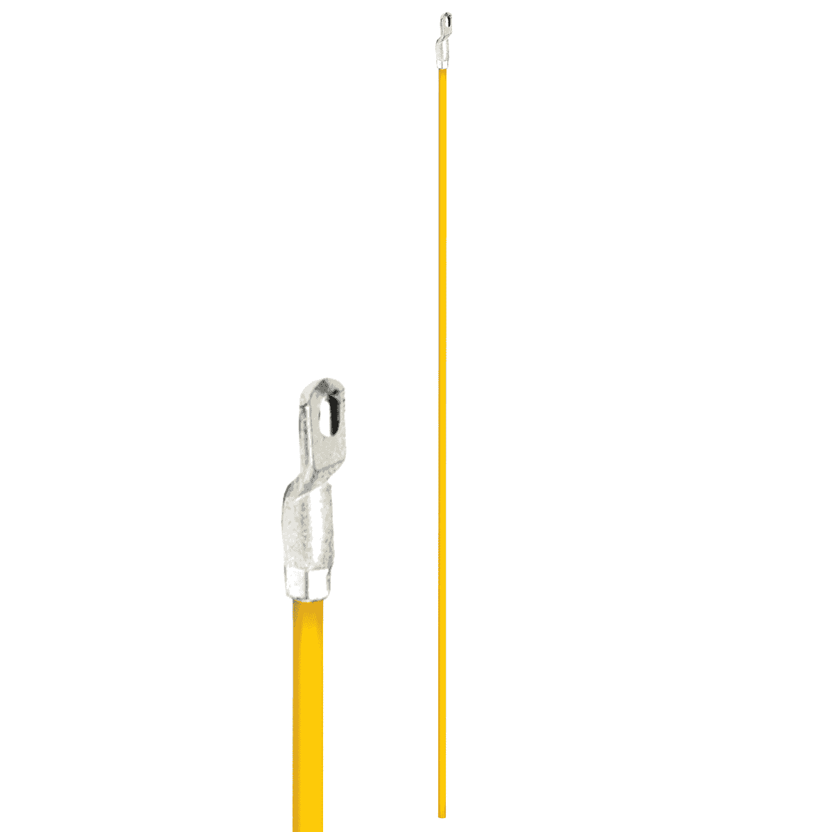Rollotube Stick, tige jaune avec œillet métallique à une extrémité