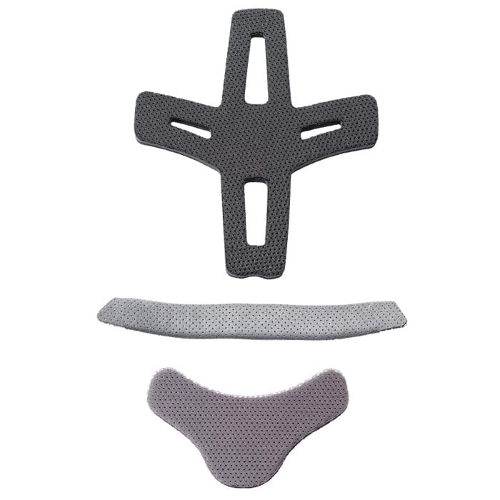 PROTOS KlimaAIR® Set par le haut trois inserts rembourrés® et perméables à l’air de différentes formes et nuances de gris