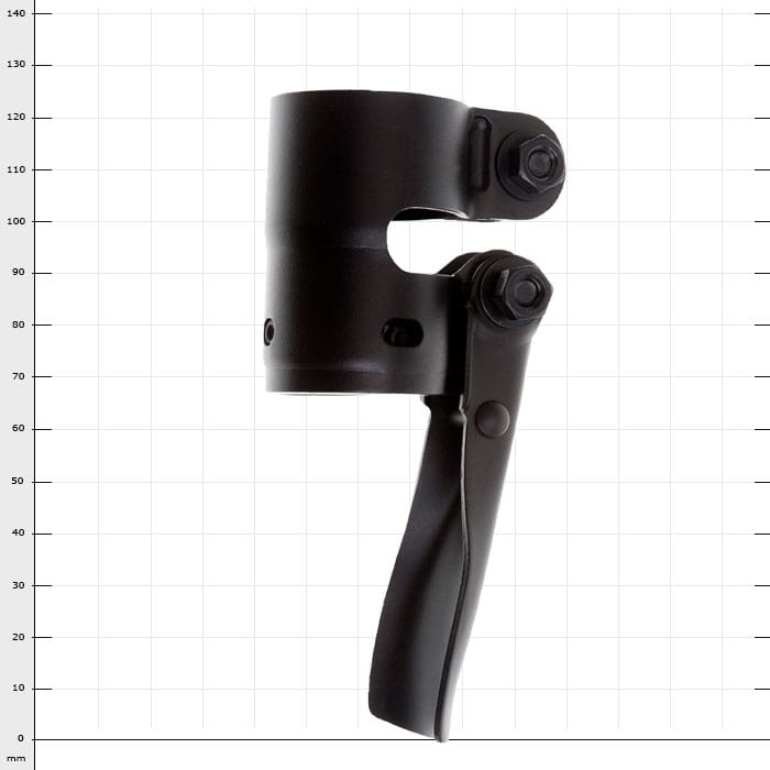 ArboRapid T3/TK3/T4 Lock M, serrure en métal noir avec levier et vis