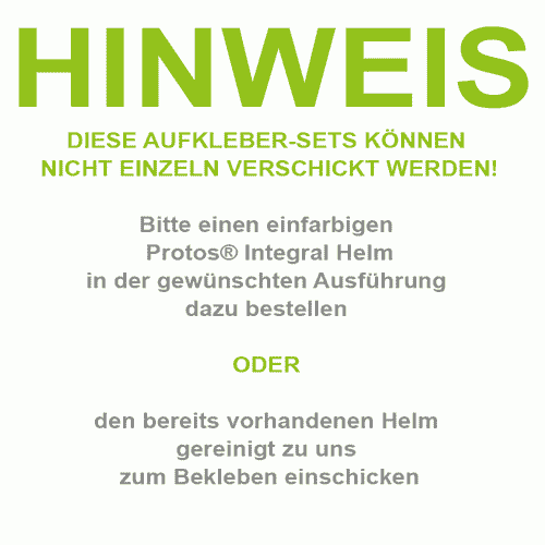 Remarquez le texte en vert et gris intitulé « NOTE » au-dessus des instructions de commande pour les casques Protos® Integral