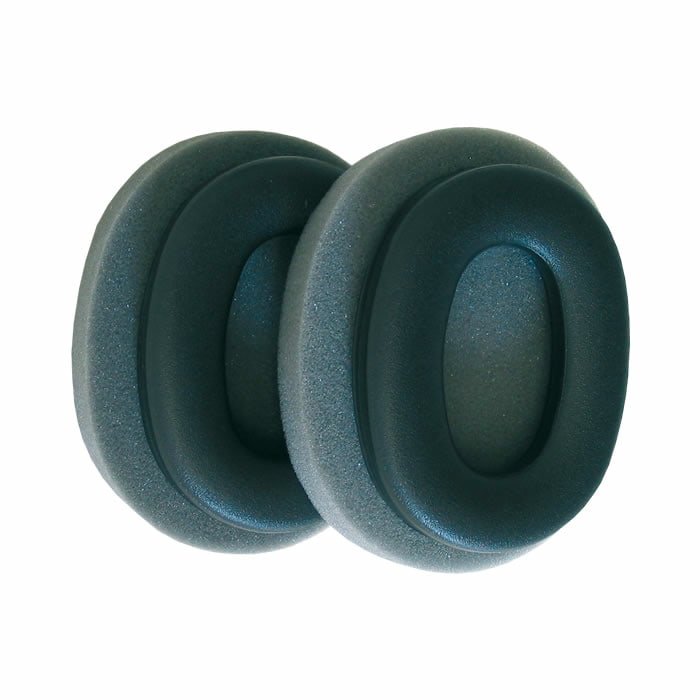 Kit d’hygiène H520, deux coussinets d’oreille ovales noirs avec revêtement en mousse souple