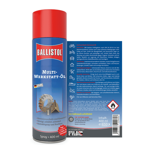 Ballistol Huile d’atelier 0.4