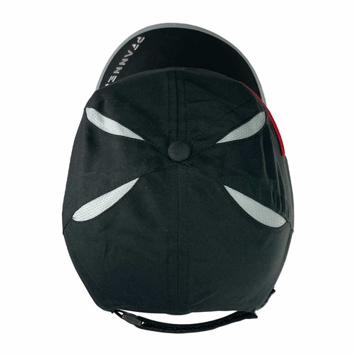PFANNER® Cap : casquette noire par le haut avec empiècements gris et fermeture ajustable à l’arrière