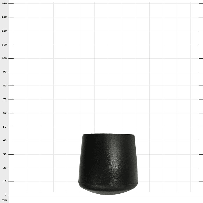 Embout ArboRapid T3, embout en plastique noir de forme conique et surface lisse