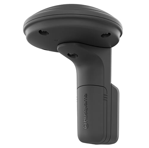 Support Husqvarna RS1 noir avec partie supérieure arrondie et trous de boulons visibles