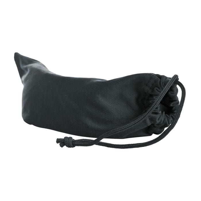 Sac à lunettes Nexus en noir avec fermeture à cordon de serrage