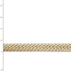 Bail Out Corde avec motif tressé beige et surface lisse