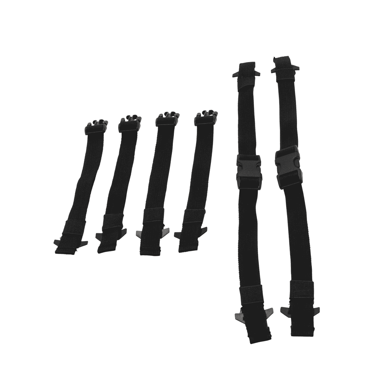 Gear Mule de Teufelberger, six bretelles réglables noires avec boucles