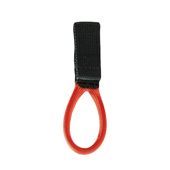 Boucle à crochet velcro SE, sangle à boucle rouge avec velcro noir