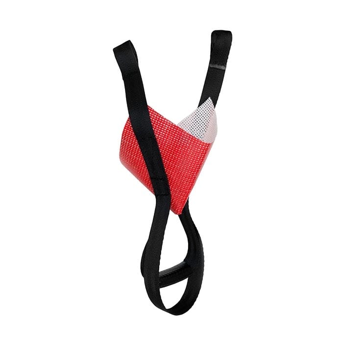 Sac de lancer ArboRapid Rocket Master, rouge et blanc avec boucles noires en matière textile