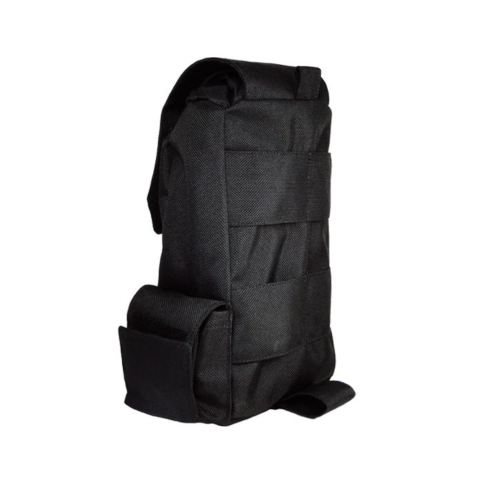 Aztek Bag Sac Noir avec Bretelles Arrière et Poche Latérale