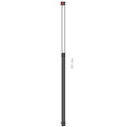 Hayauchi 370 Mât inférieur, mât long avec poignée noire, tige argentée et élément supérieur rouge, longueur 167 cm
