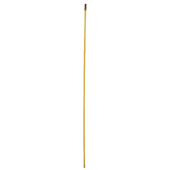 Rollotube Stick, tige jaune avec extrémité brune