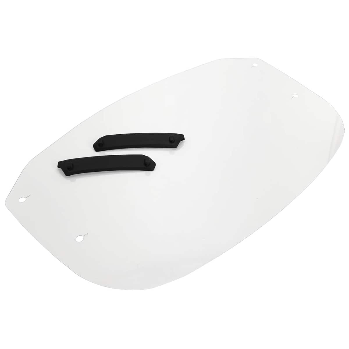 PROTOS® Visor Clip-On Visière transparente avec deux attaches noires