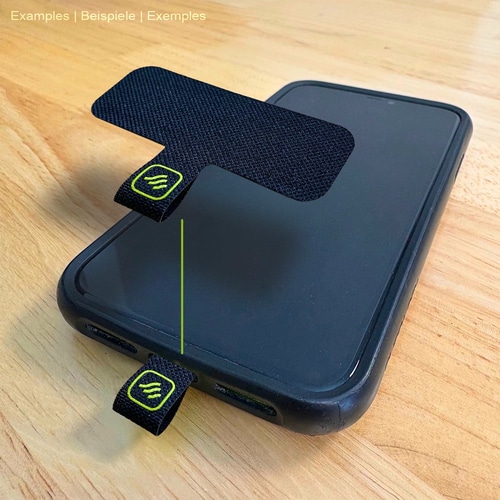 Lanière de téléphone avec attache