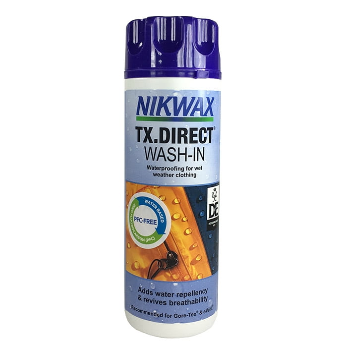 Nikwax TX-Direct Flacon Laverne avec Couvercle Bleu et Inscription, Produit Imperméabilisant