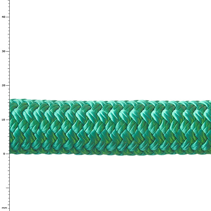 Corde tressée verte lourde, nom du produit : vert lourd