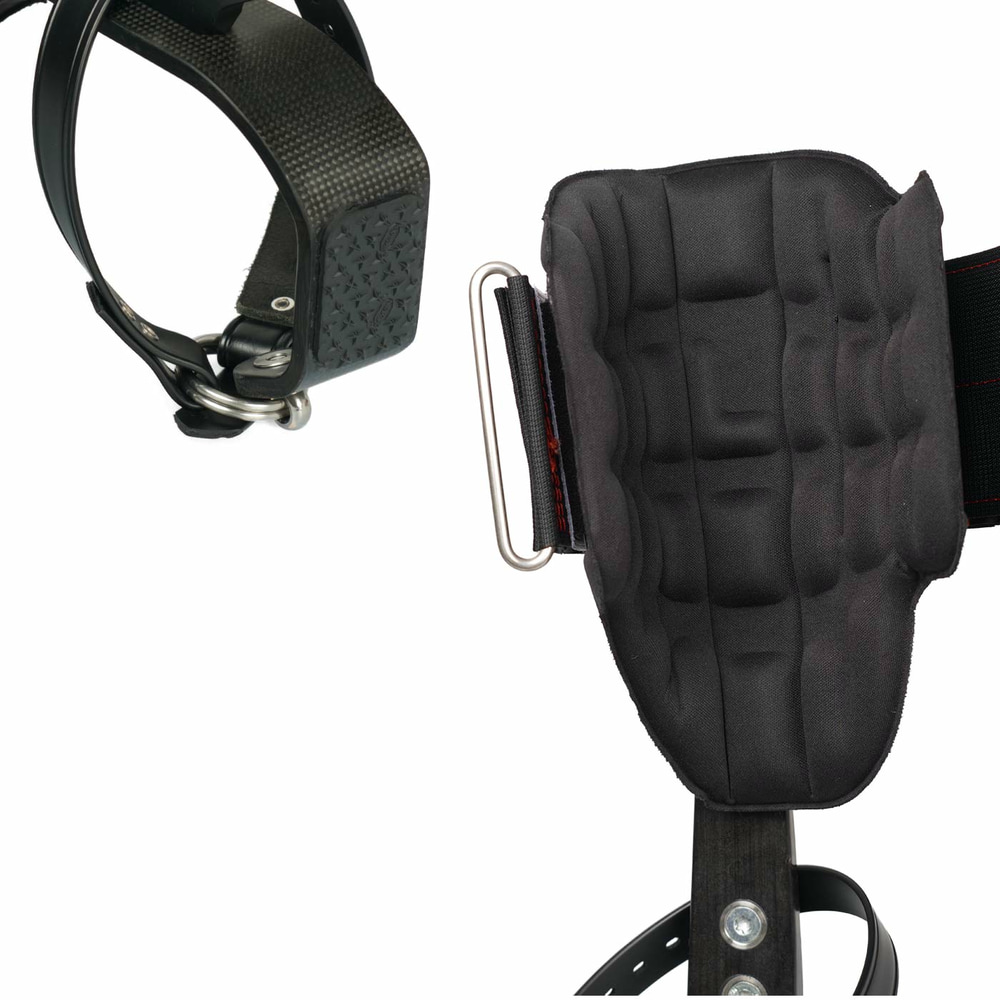 Distel Carbon 3.1 Classic de Distel, vue de l’intérieur avec revêtement noir et branche en métal
