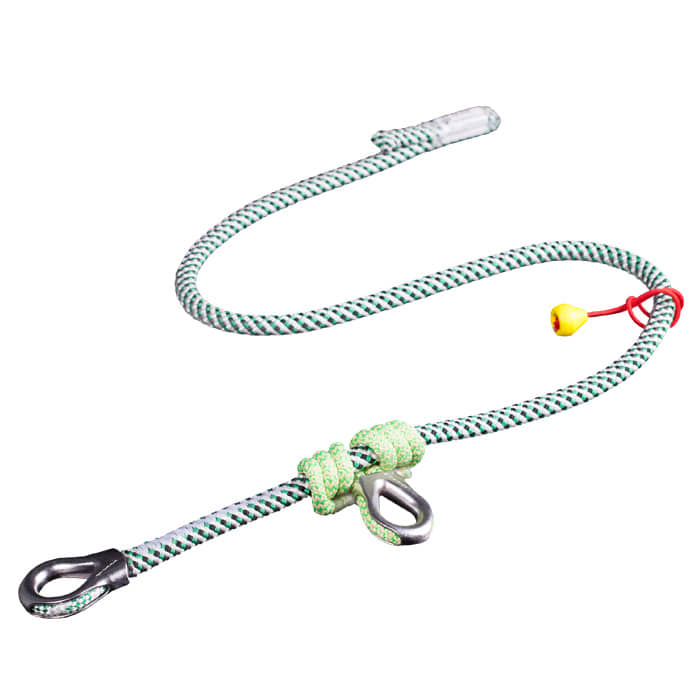 Corde avec œillets et nœuds métalliques, nom du produit fimblCLIMB