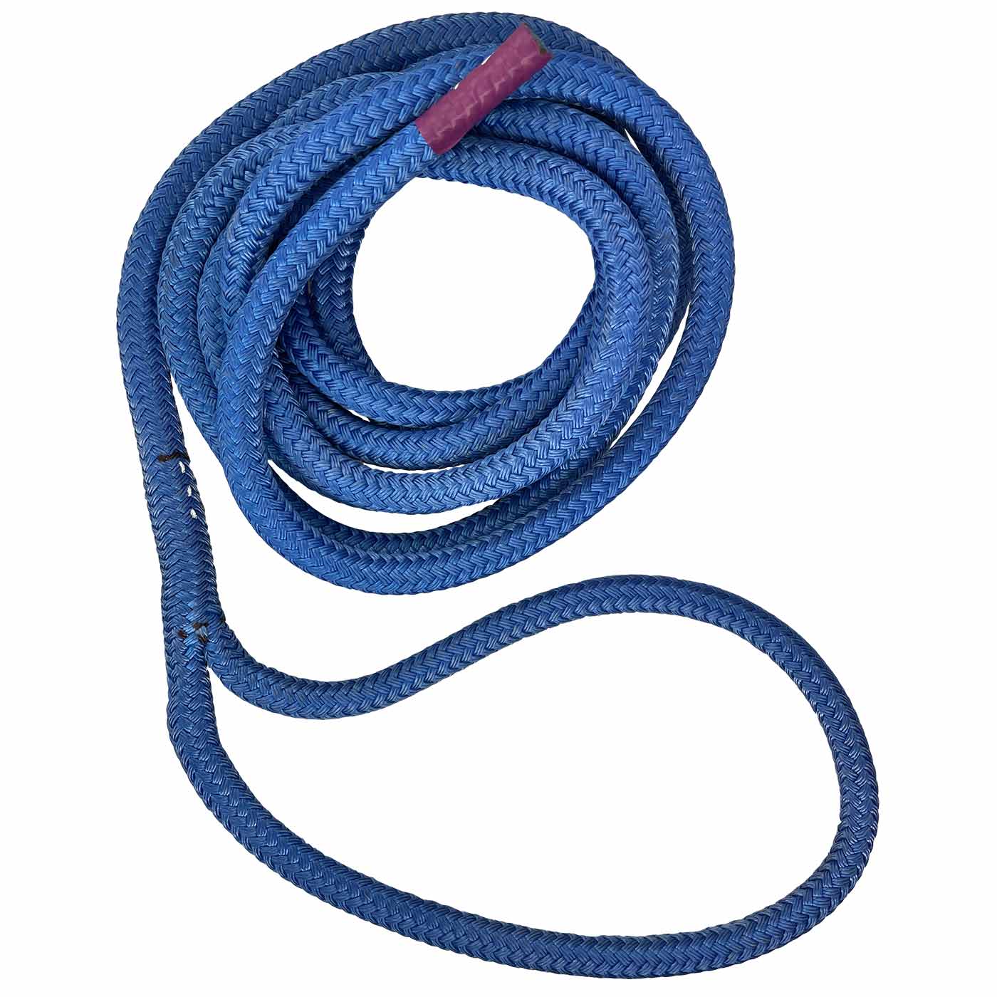 Bull Sling 14 Corde longue tressée bleue avec une boucle à l’extrémité
