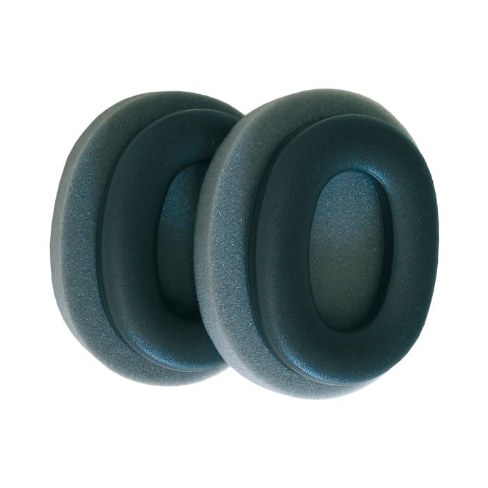 Kit d’hygiène H520, deux coussinets d’oreille ovales noirs avec revêtement en mousse souple
