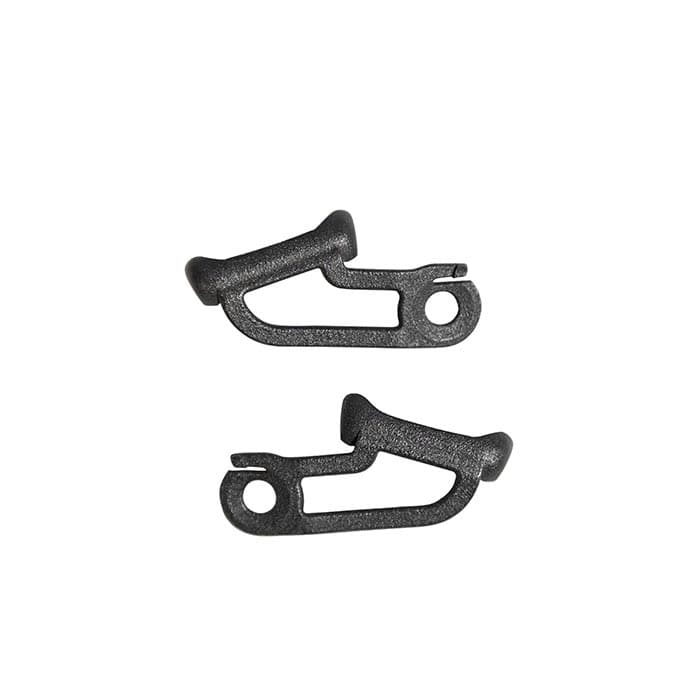 Clip de lunettes de casque PROTOS®, deux clips en plastique noir