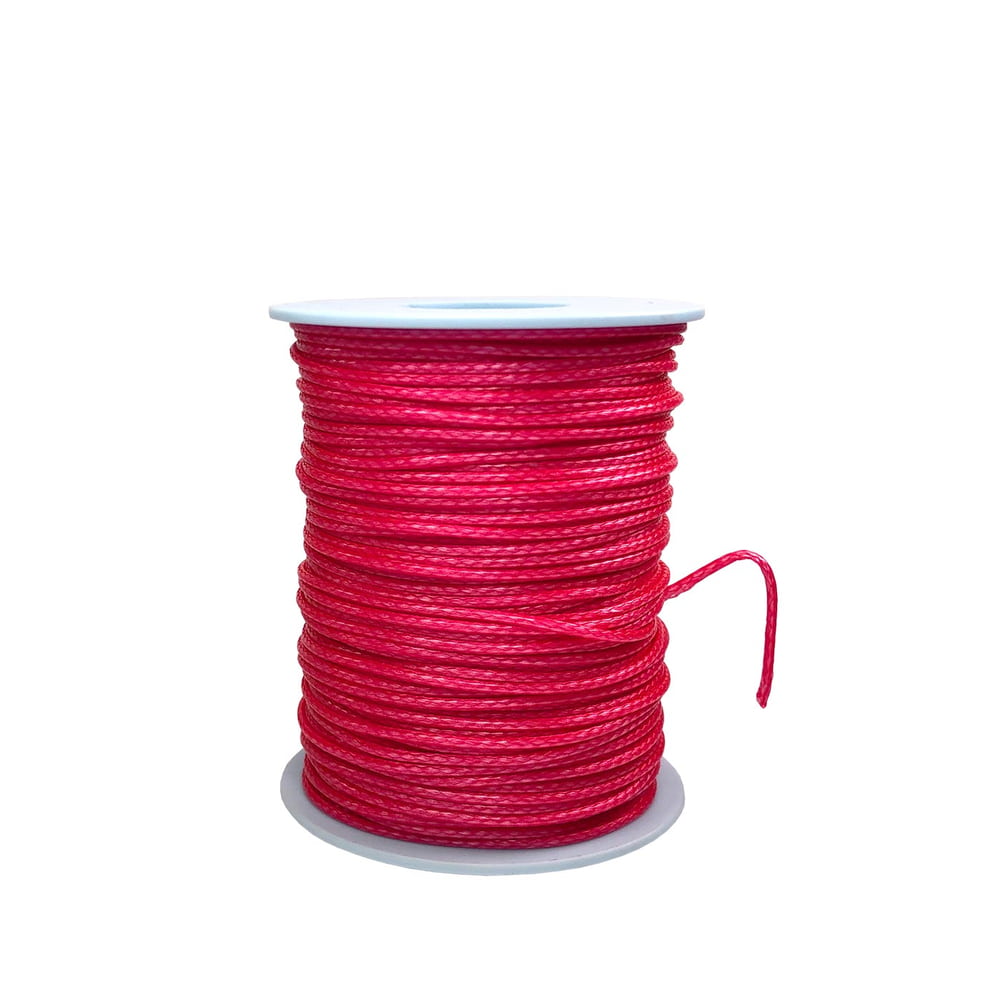 Corde D-Pro rouge sur bobine blanche