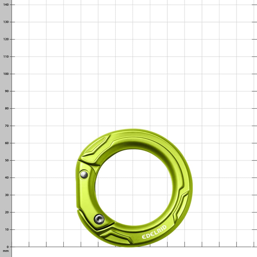 Mousqueton Cupidon Edelrid en vert simple