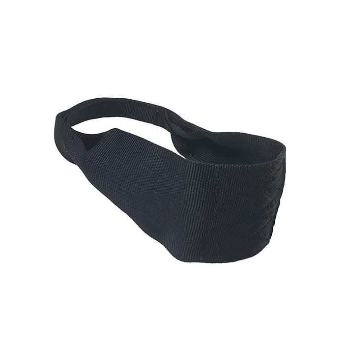 Boucle de chaussure teinte en noir en tissu robuste, nom du produit Boucle de chaussure
