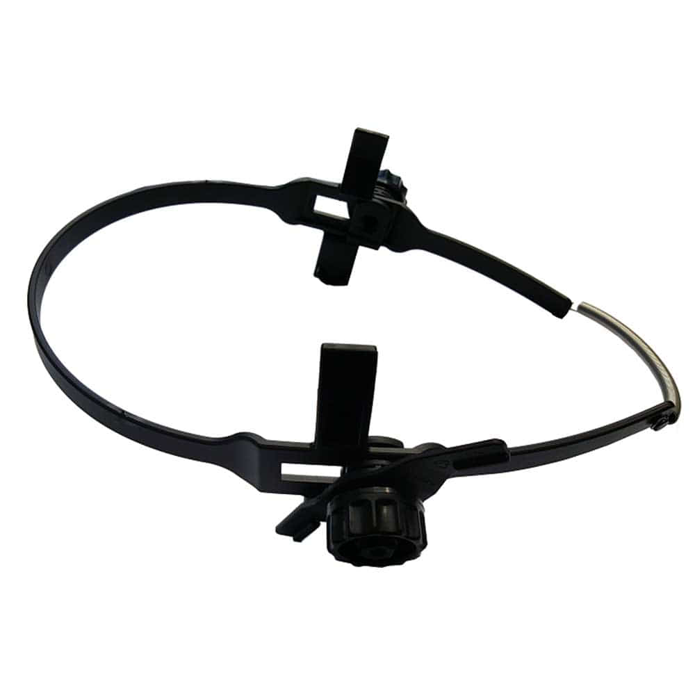 clearmaxx Adaptateur de casque universel en plastique noir avec sangle réglable et verrou tournant