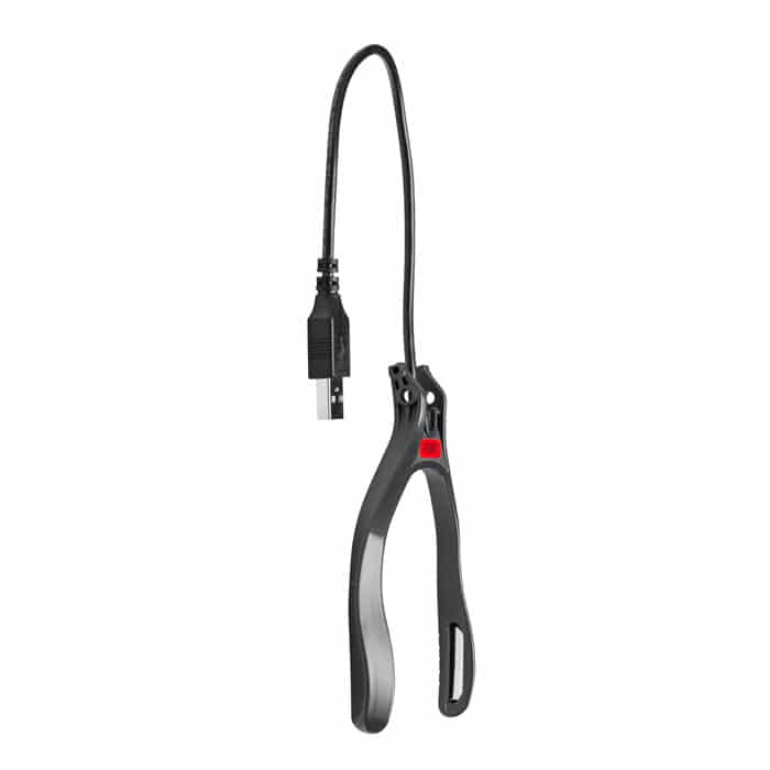 Fourche de chargement Bluetooth PROTOS®, fourche en plastique noir avec câble de connexion USB