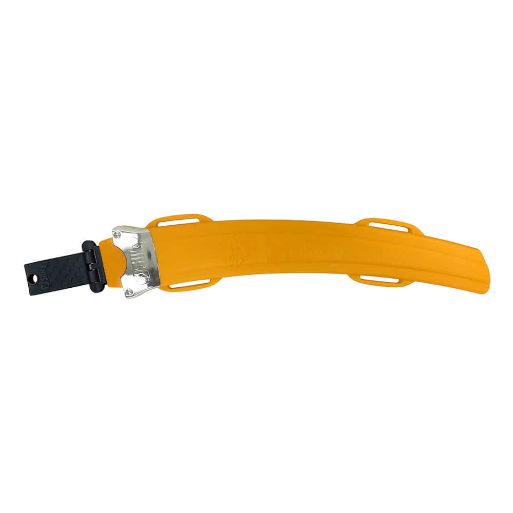 Étui Sugoi 360 en jaune avec clip noir et fermeture métallique, fabricant Sugoi