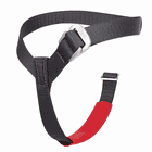 Turbofoot Evo R Strap sangle noire avec rembourrage rouge et boucles en métal