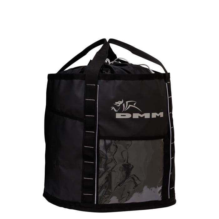 Sac DMM Transit 45 noir avec poignées de transport et logo DMM sur le devant