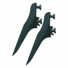 Deux pointes noires Vis L avec vis, Nom du produit Vis Buckspikes L